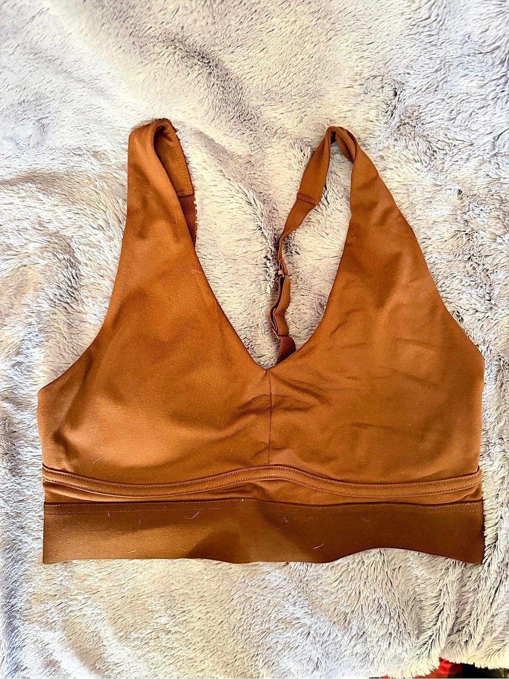 Fabletics Brown Sports Bra Size Medium